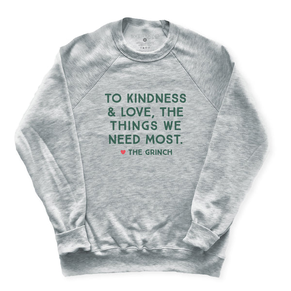 TO KINDNESS &amp; LOVE - THE GRINCH ADULT – EVERYKIND