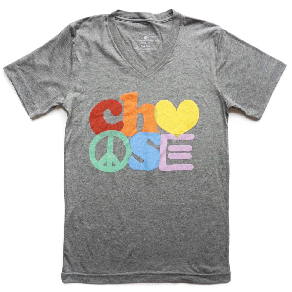 Choose Adult V-Neck T-Shirt - EVERYKIND