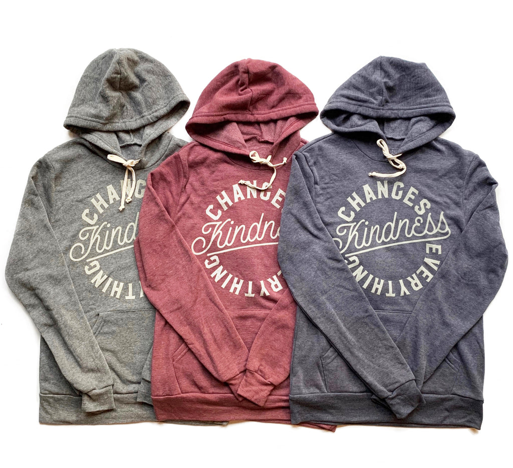 KINDNESS CHANGES EVERYTHING ADULT HOODIE