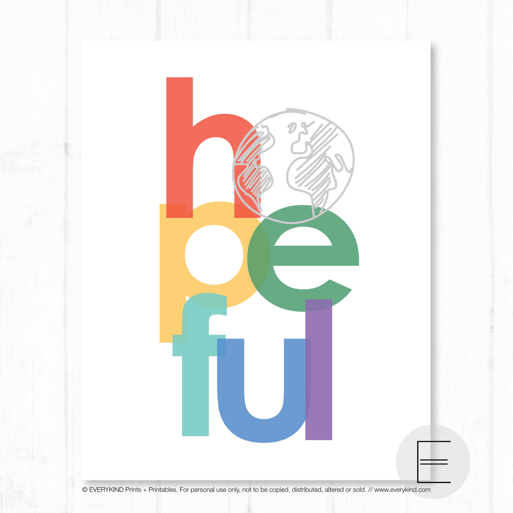 HOPEFUL PRINT