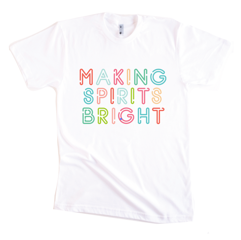 MAKING SPIRITS BRIGHT KIDS GRAPHIC T-SHIRT BY EVERYKIND