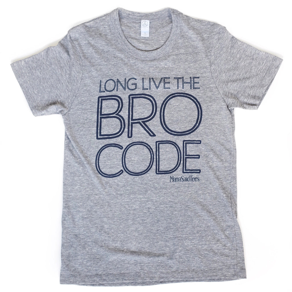 LONG LIVE THE BRO CODE ADULT GRAPHIC T-SHIRT BY EVERYKIND
