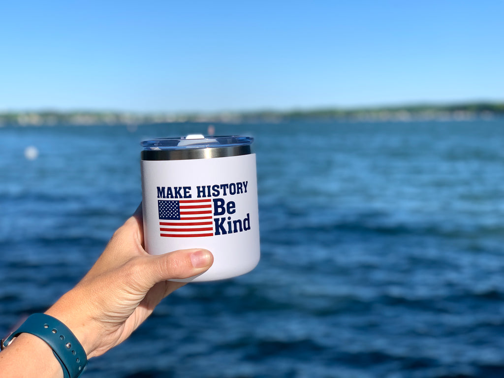 MAKE HISTORY BE KIND TUMBLER