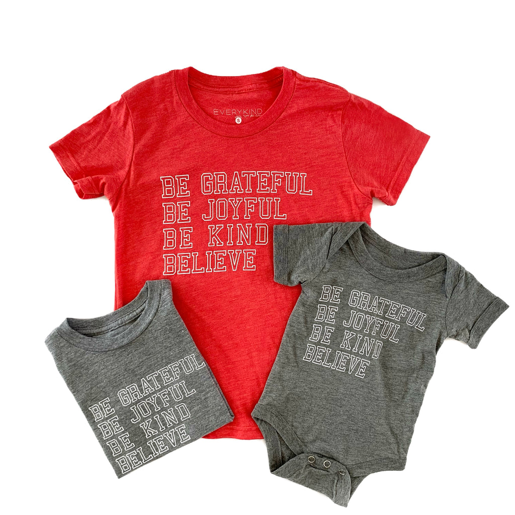 BELIEVE KIDS T-SHIRT & ONESIE