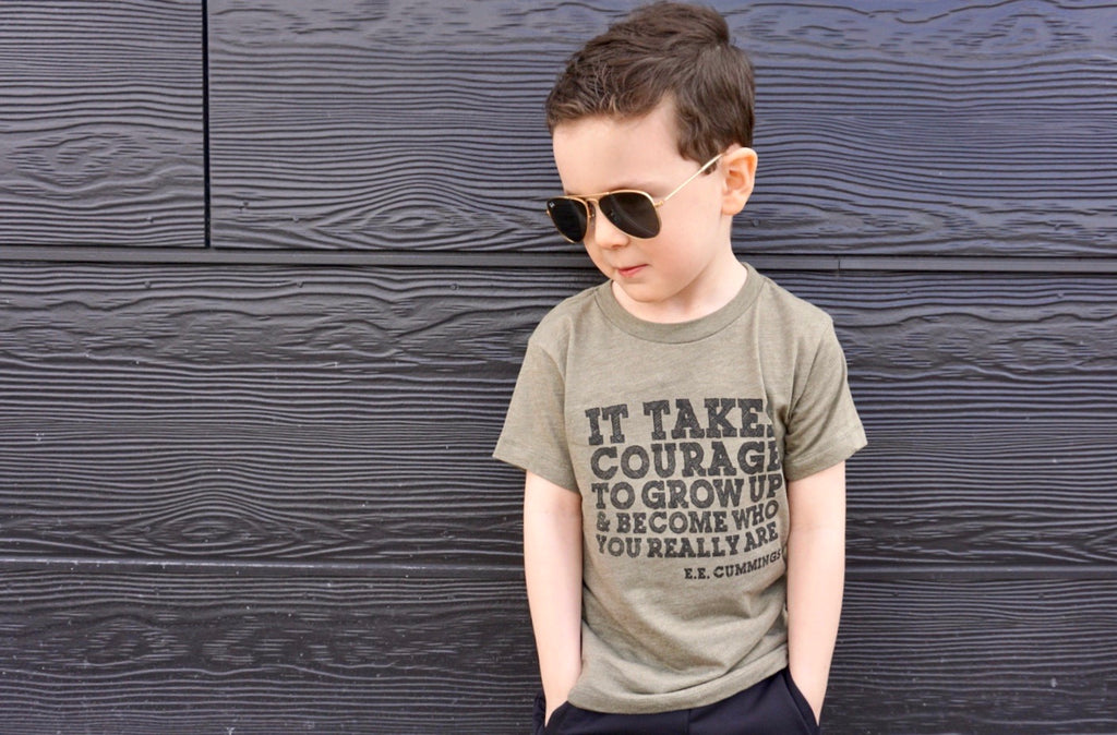 IT TAKES COURAGE KID T-SHIRT