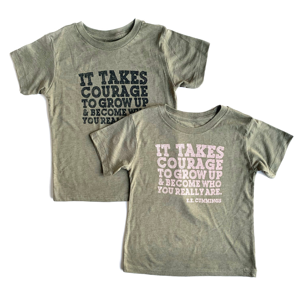 IT TAKES COURAGE KID T-SHIRT