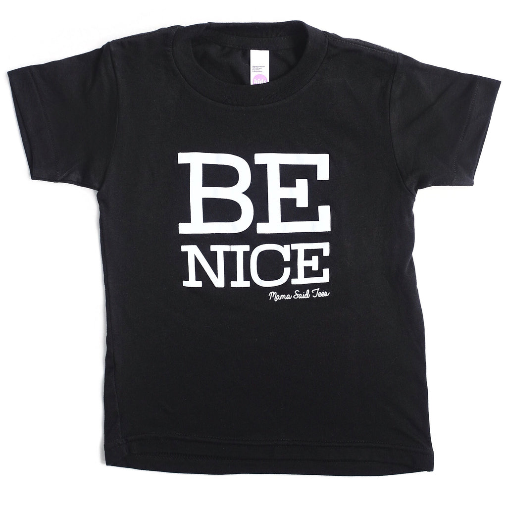 BE NICE kids graphic tee by EVERYKIND