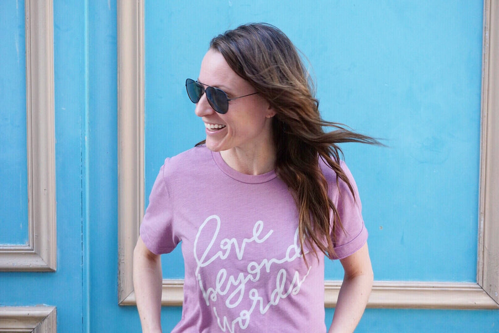 LOVE BEYOND WORDS ADULT T-SHIRT/TANK