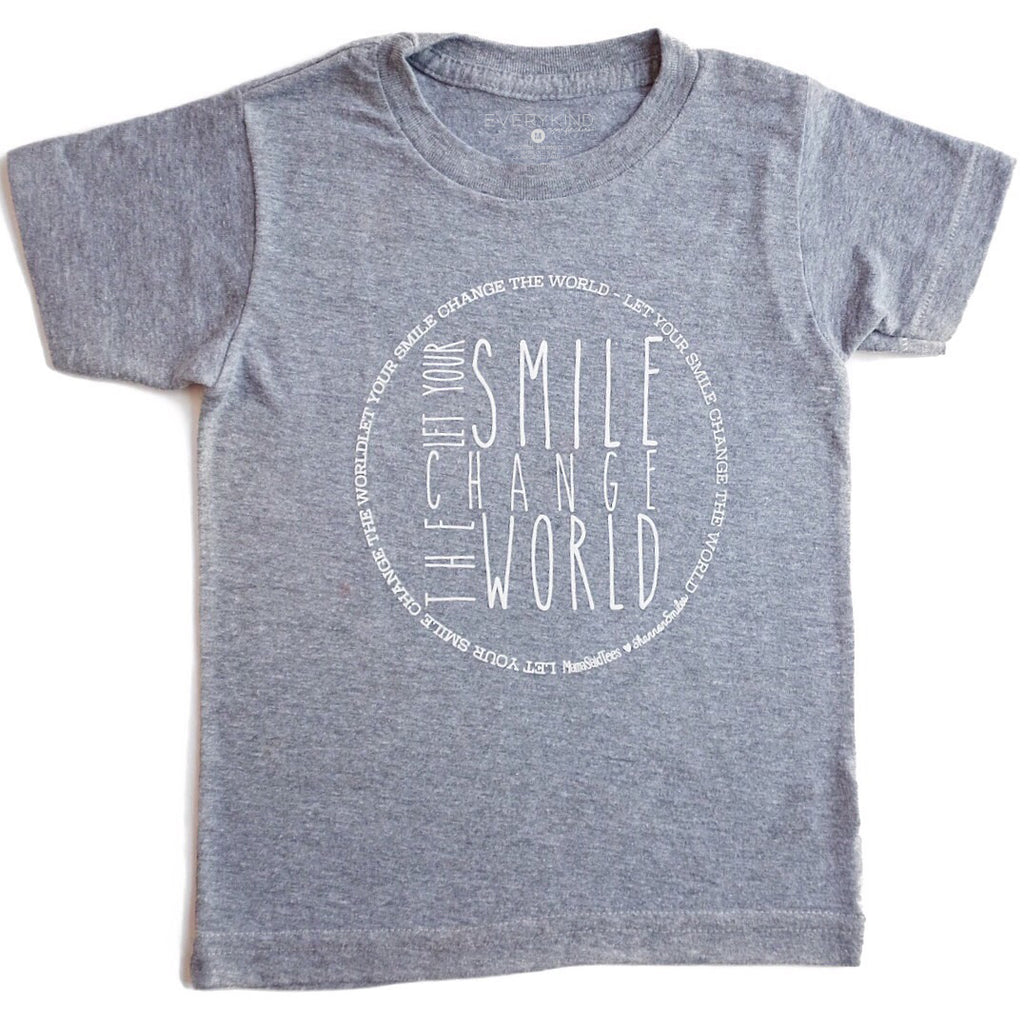 LET YOUR SMILE CHANGE THE WORLD KIDS T-SHIRT