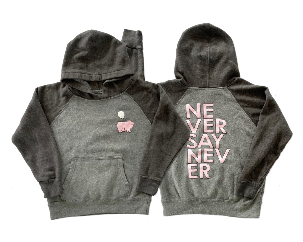 NEVER SAY NEVER KID HOODIE