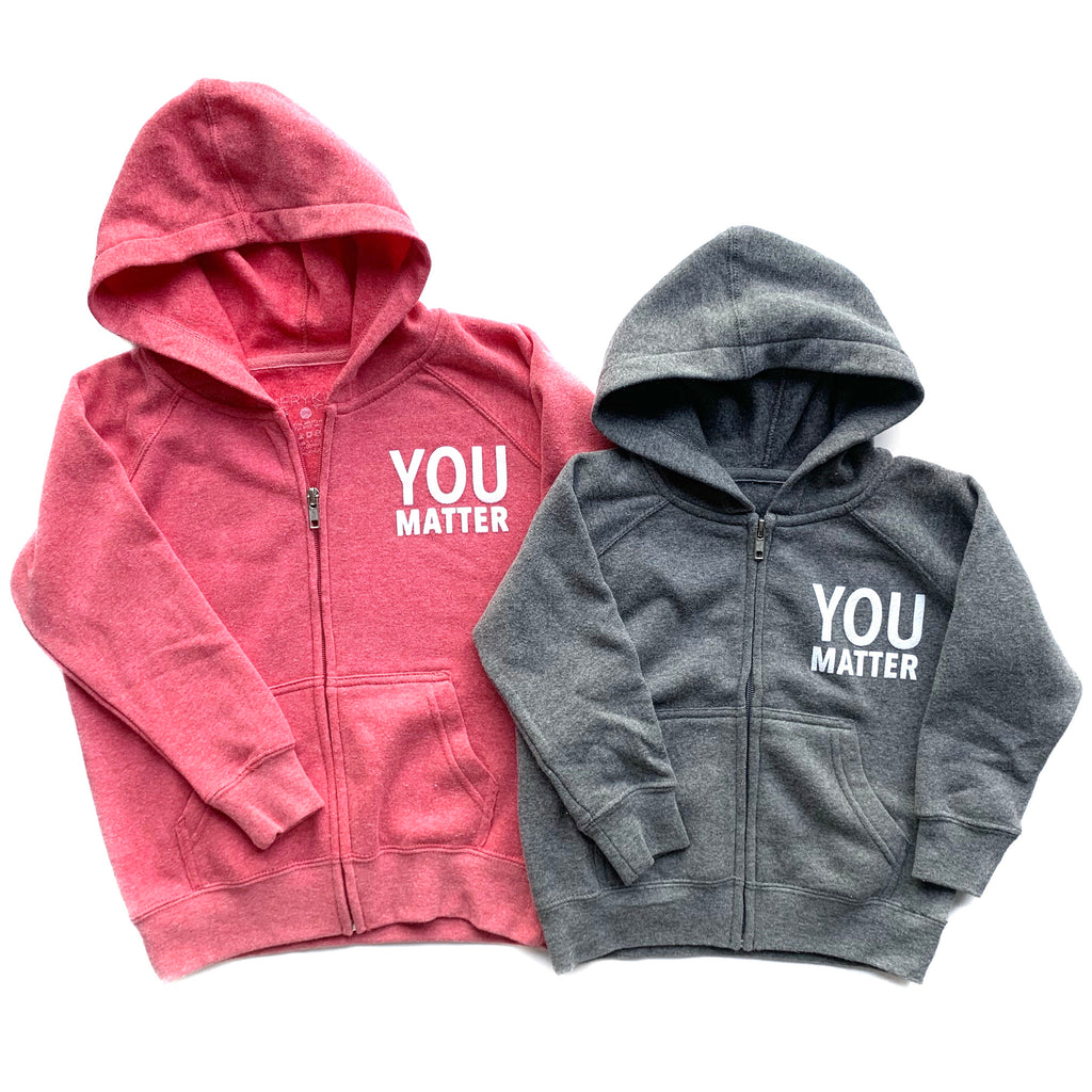 YOU MATTER KIDS HOODIE