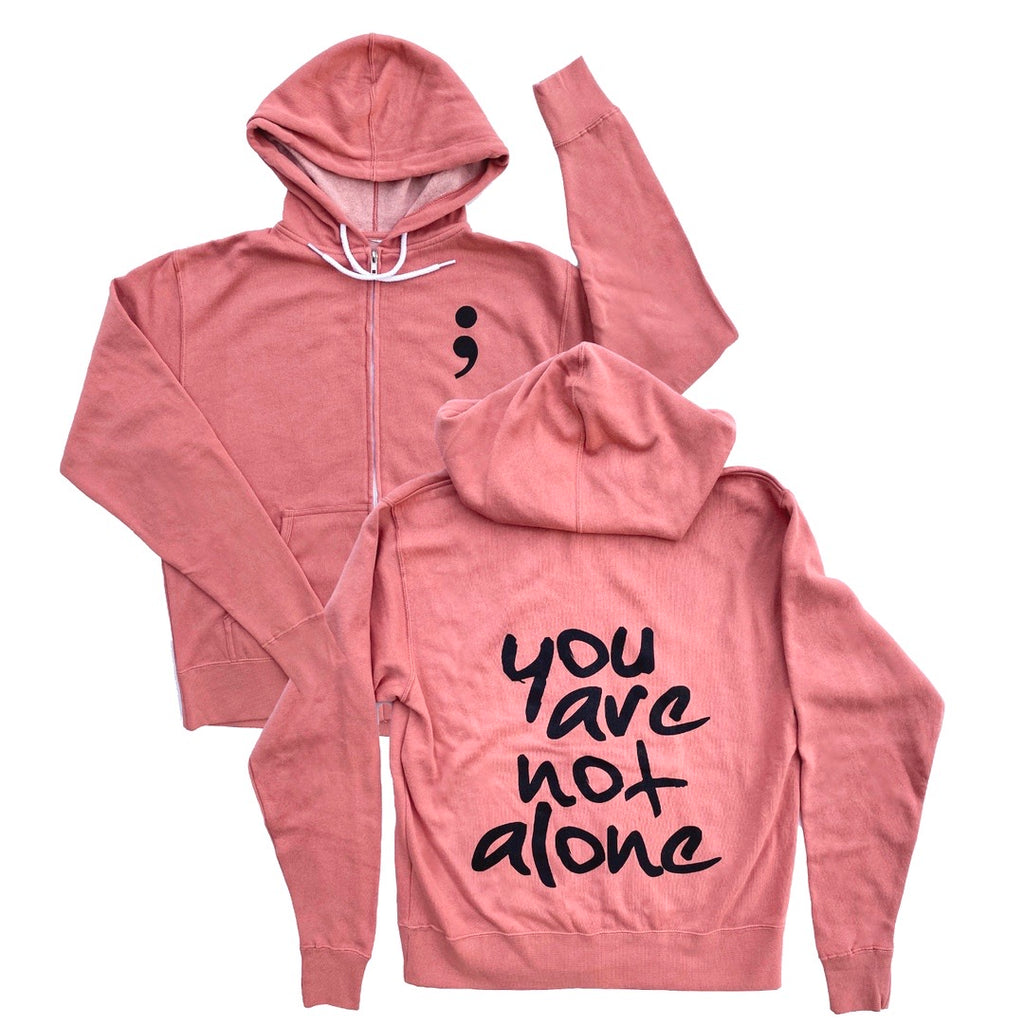 YOU ARE NOT ALONE ADULT HOODIE