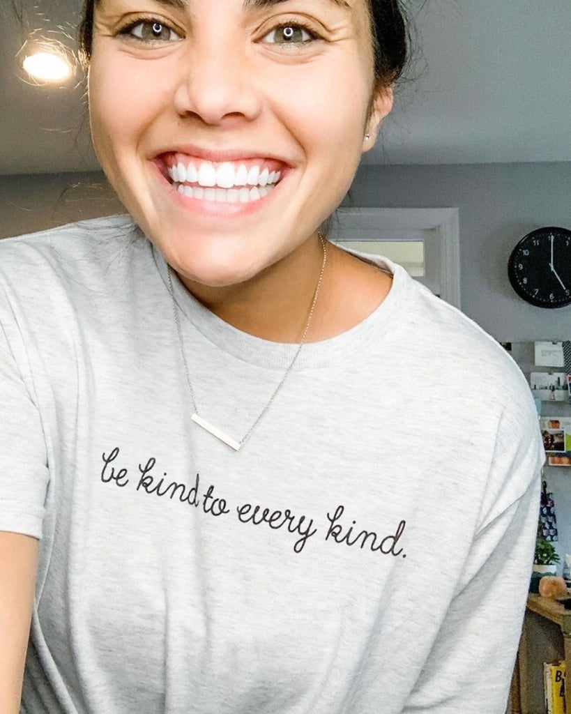 BE KIND TO EVERY KIND ADULT OVERSIZED T-SHIRT*