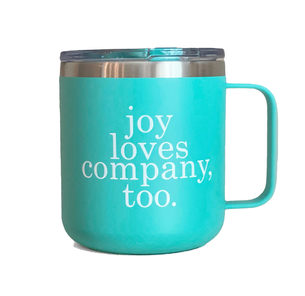 JOY LOVES COMPANY, TOO MUG