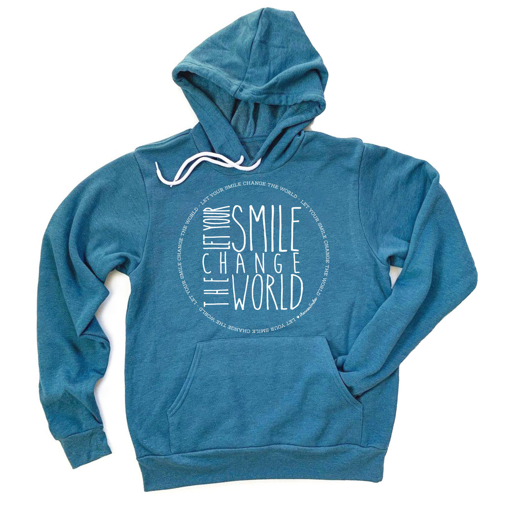 LET YOUR SMILE CHANGE THE WORLD ADULT HOODIE ♡ For Shannon